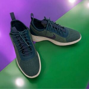 💕NIKE Lunar Force Sky High Wedge Sneakers Platform • GREEN BLUE & PURPLE • 7 US